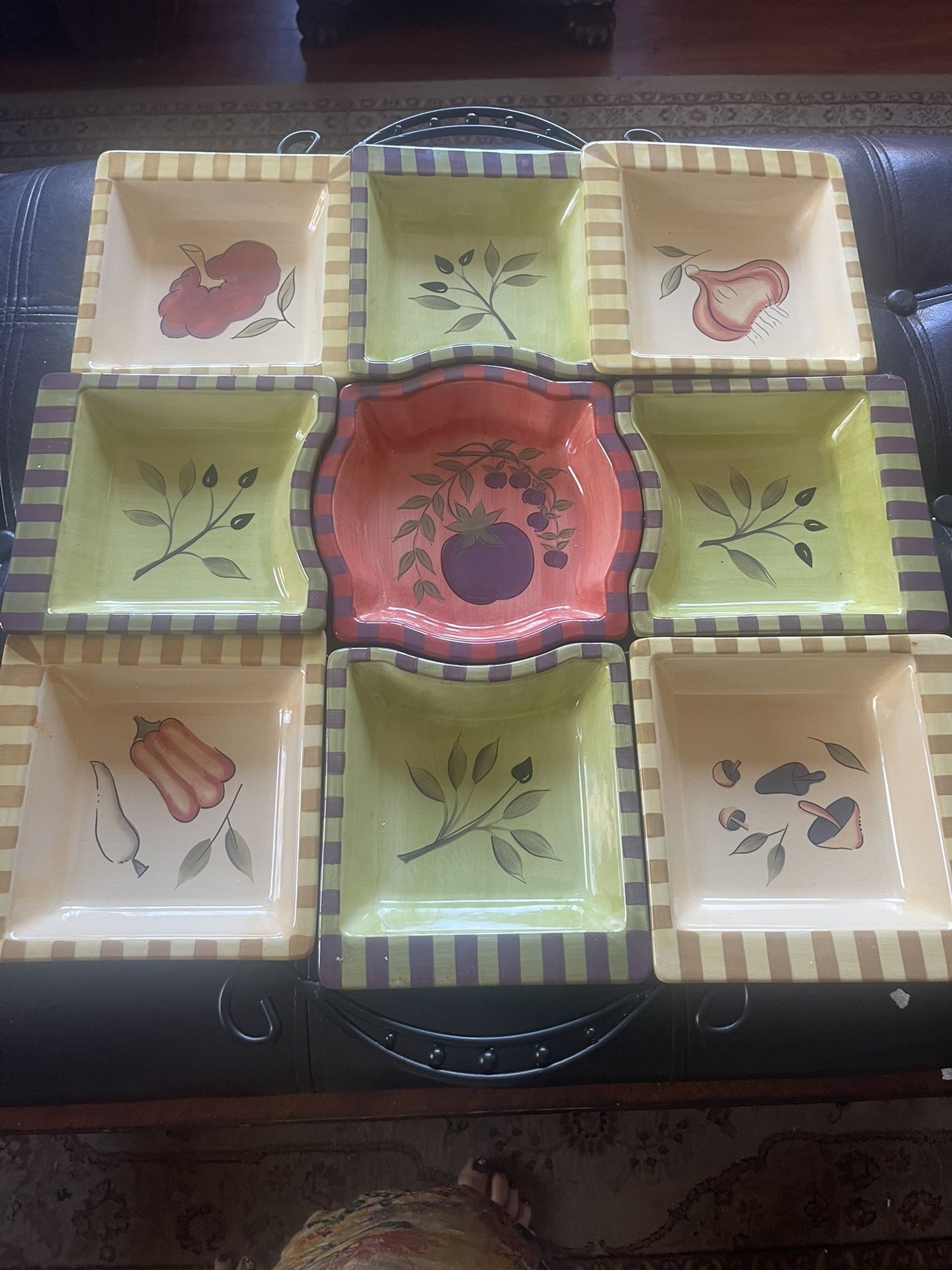 Debby Segura Designs Antipasto Set