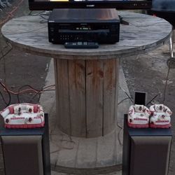 Sony 500 Watts 5.2 AV Receiver With Remote, Phono Input Plus Speakers 