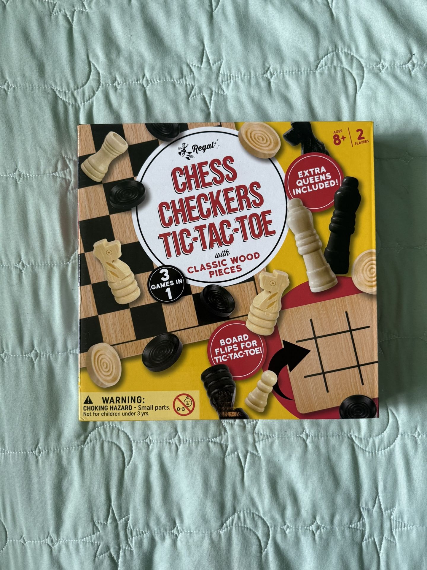 Chess/Checkers/Tic Tac Toe (UNOPENED)