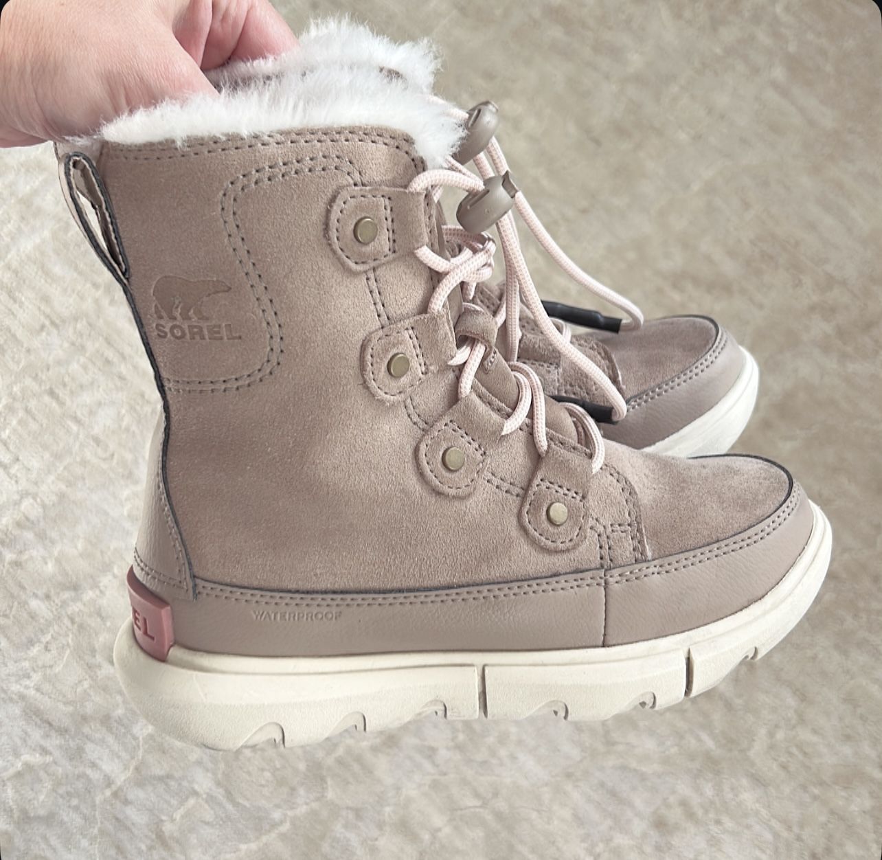 Girls Size 1 Sorel Explorer Snow Boots