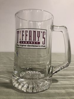 Tiffany's Cabaret 6.75 Inch Glass Beer Mug (Cleveland)