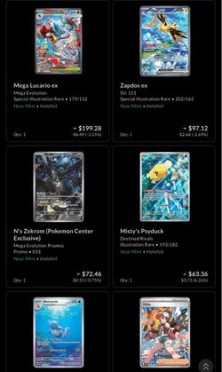 Pokémon cards for sale