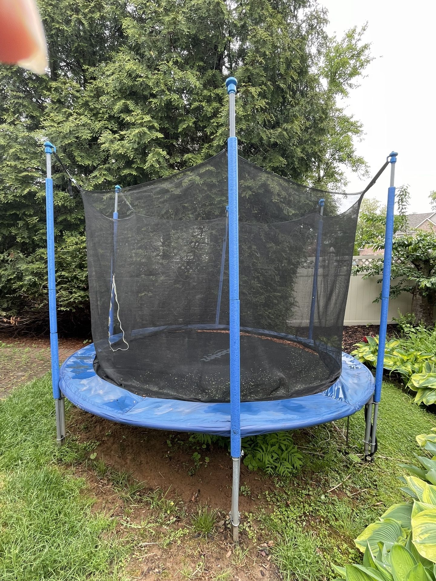 8 FtTrampoline, Moving Sale, Cash Only, Same Day Pick Up.