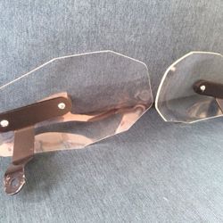 Thick Plastic Motorcycle Hand Windshields