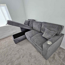 Gray Sectional Couch