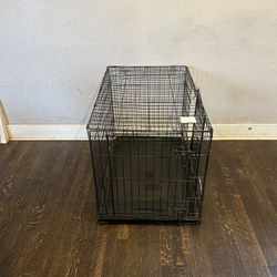 2-Door Folding Dog Crate, 36.5" L x 23.5" W x 24.7" H