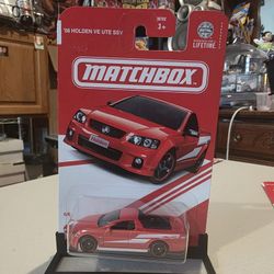 Matchbox '08 Holden Ve Ute Ssv Red Ed.
