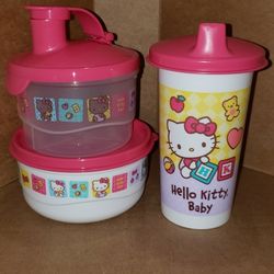 Tupperware Hello Kitty Baby Set