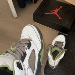 Jordan 5 Green bean