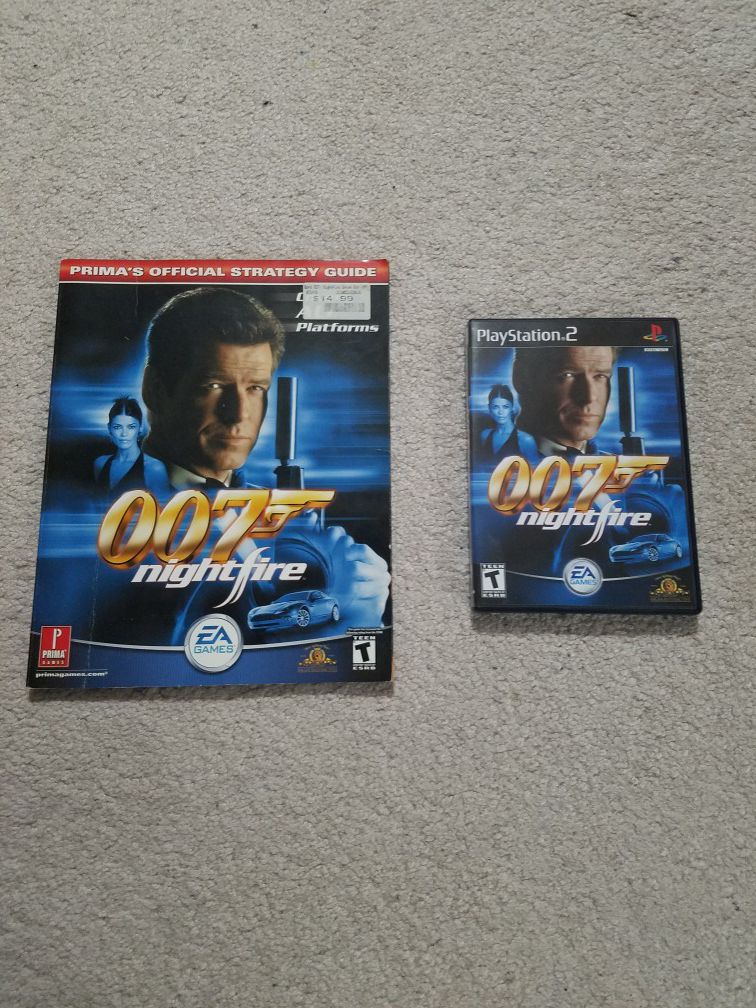 James Bond 007: Nightfire PS2 w/ Guide