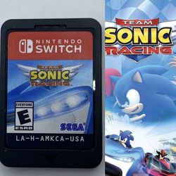 Team Sonic Racing (Nintendo Switch) Authentic TESTED Works Team Knuckles Kart 