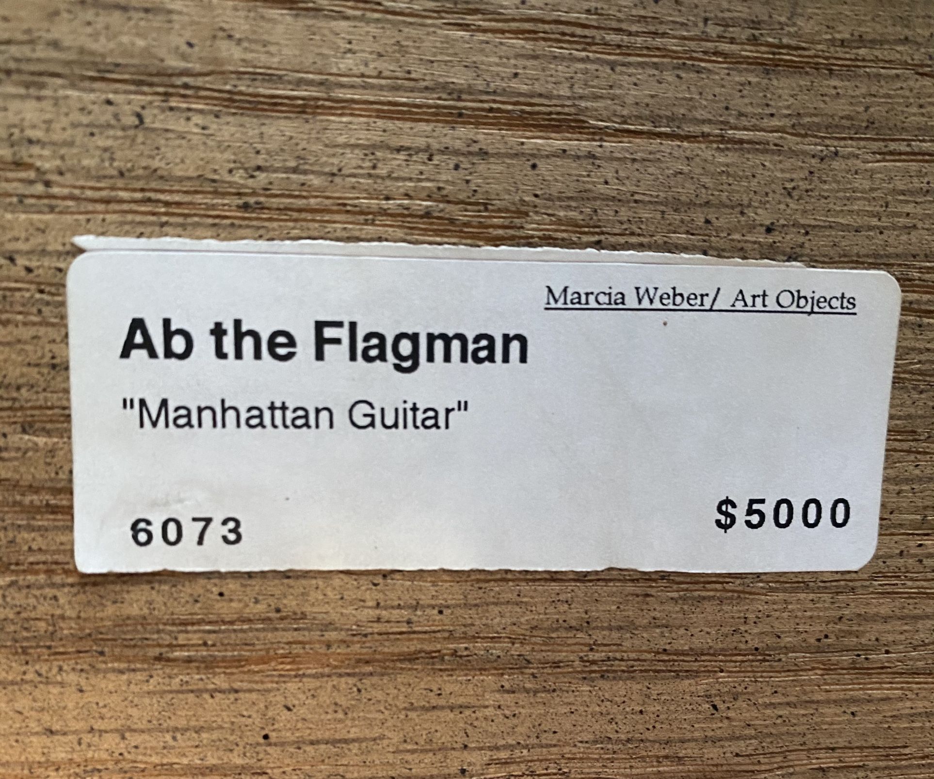 Folk Art / Outsider Art / Manhattan Guitar
