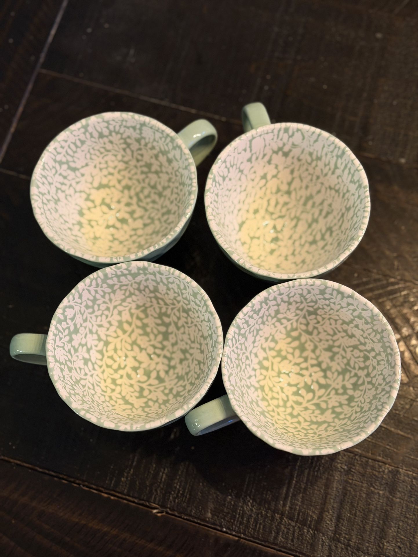 Set Of 4 Paula Deen Tea Mugs