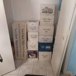 Ceramic Snow Village Decorations