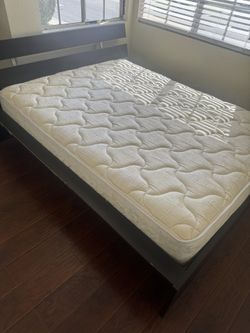 Queen Bed frame With Mattress