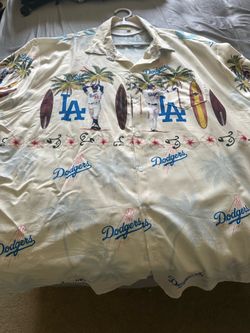 Men Dodger 4xl Hawaiian shirts