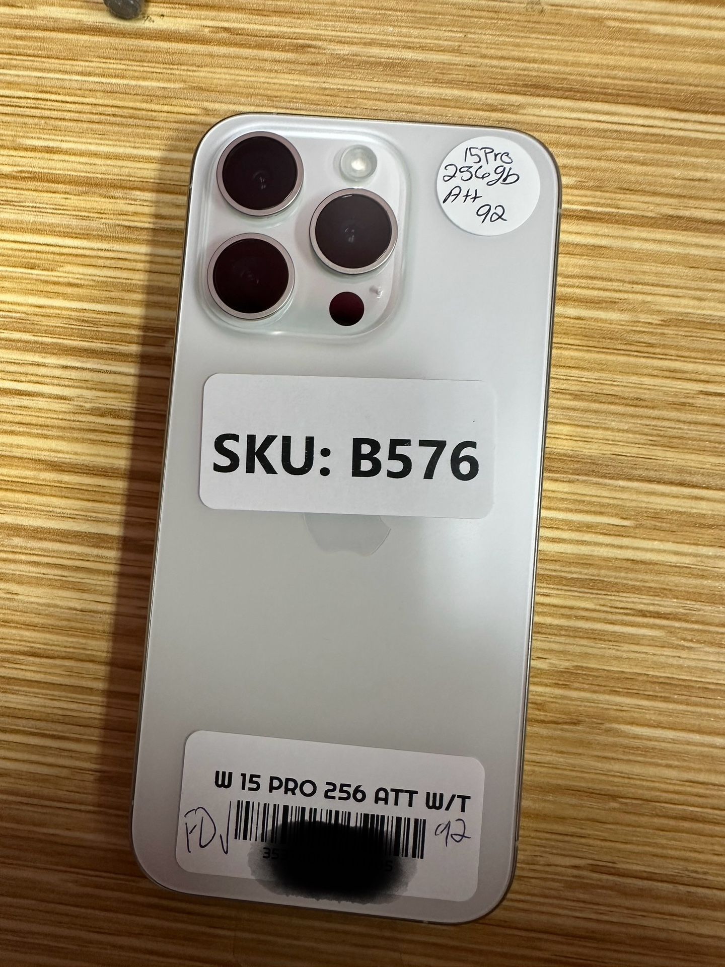 On Sale iPhone 15 Pro 256GB AT&T