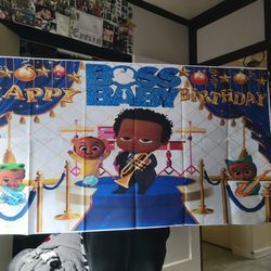 Boss Baby Birthday Banner