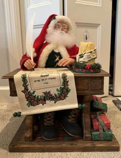 Writing Santa Scene/Decor