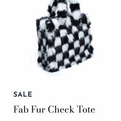 Mackenzie Childs Fab Fur Tote Bag