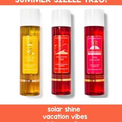 BATH AND BODY WORKS "SUMMER SIZZLE TRIO!" 3 PIECE GIFT SET BRAND NEW!
