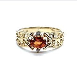 14K YG Diamond Stone Ring EPJ029457