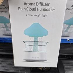 Brand New Aroma Diffuser Rain Cloud Humidifiers. Multiple Available 