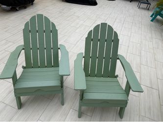 Adirondack style chairs