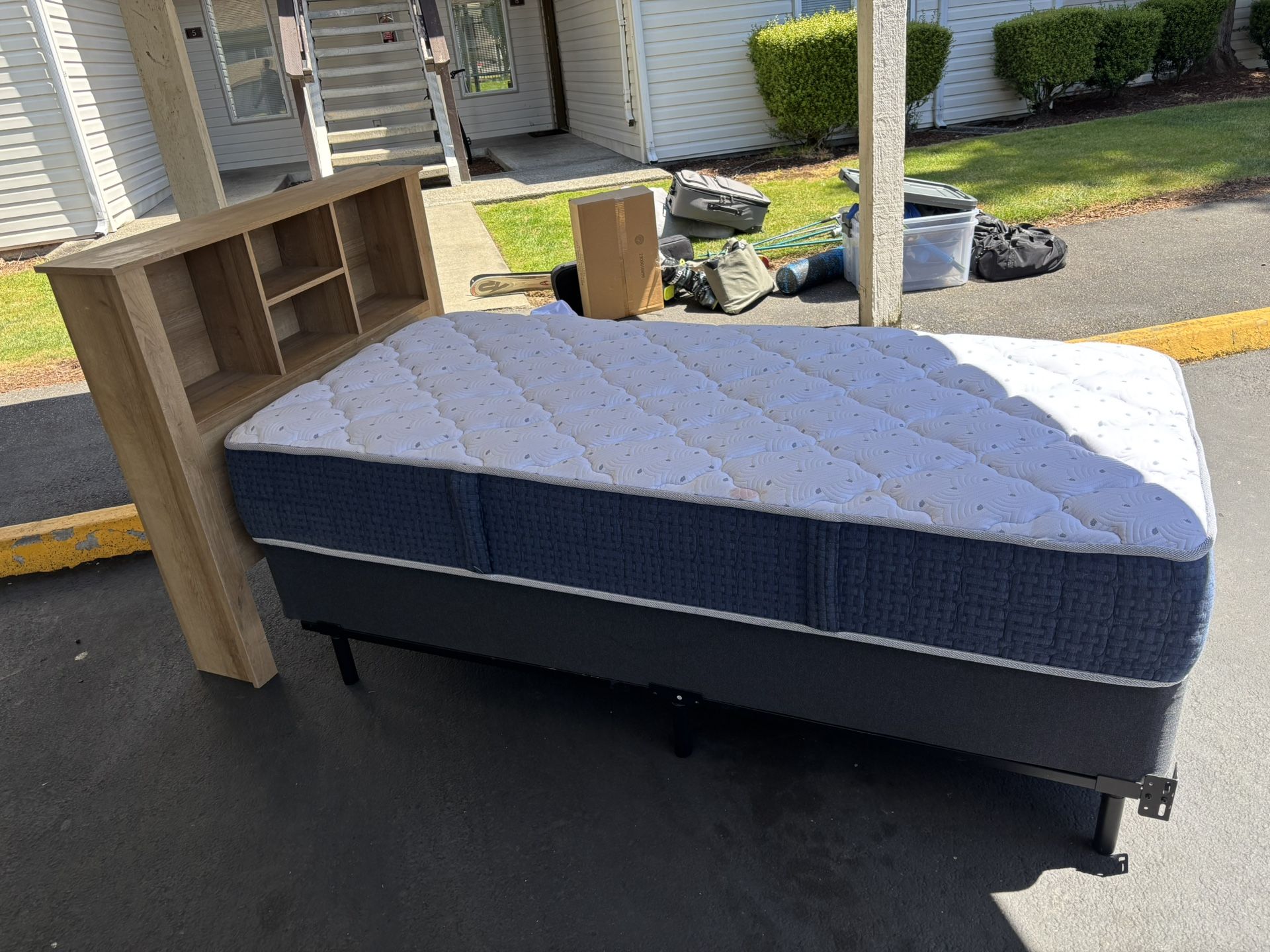 Twin Bed With Frame And Headboard