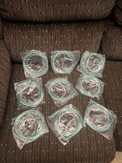 New & Sealed Oxygen nasal cannulas 4 feet quantity 9 for oxygen machines and concentrators.