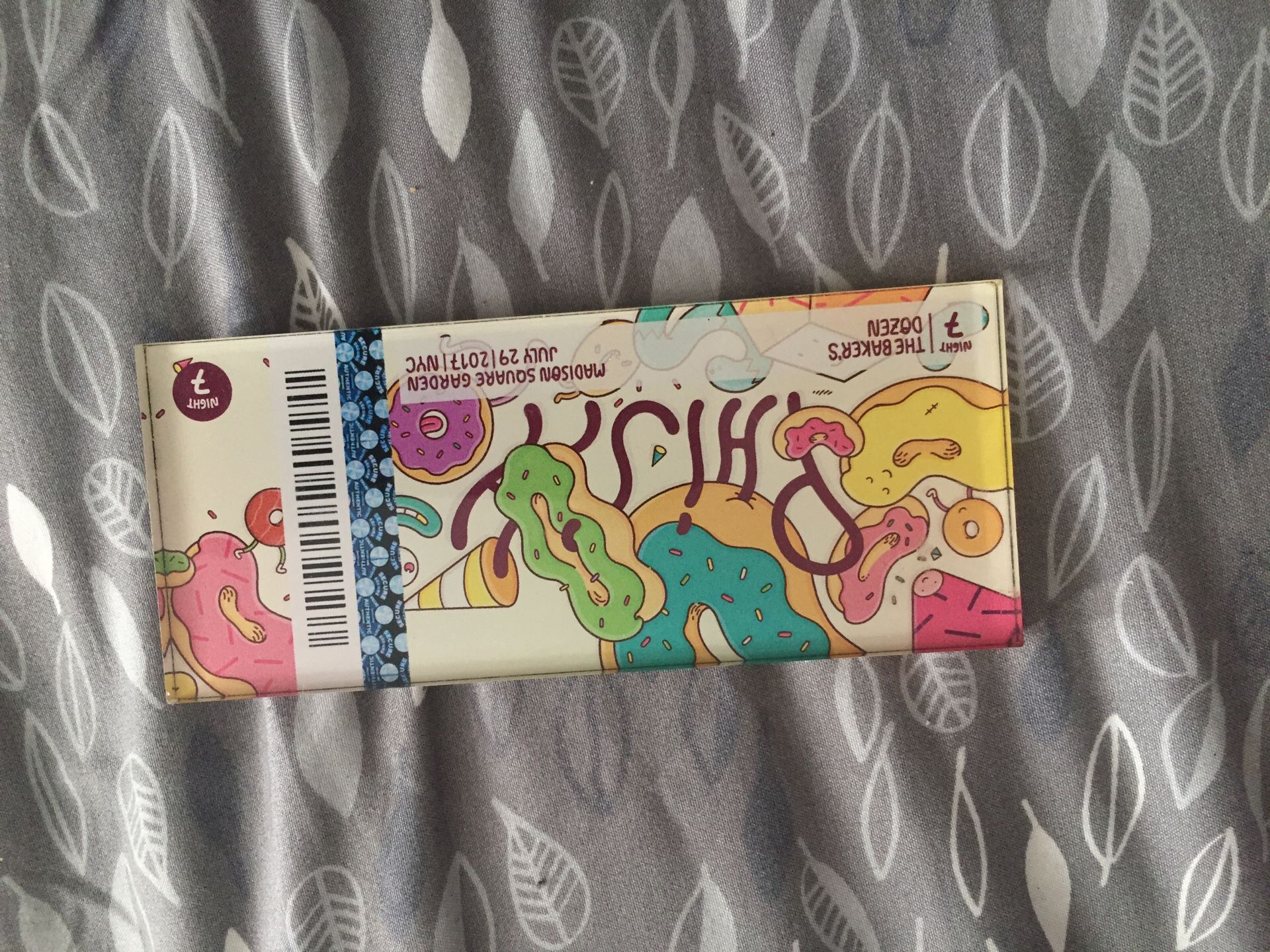 Phish at Madison Square Garden collectible ticket