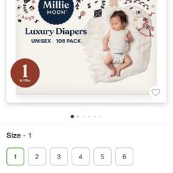 Millie Moon Size 1 diapers 