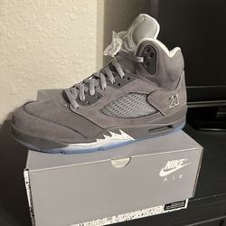 Wolf Grey 5s Size 12 Brand New 