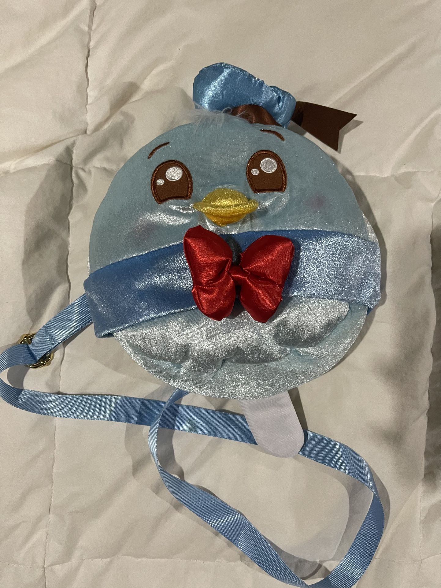 Disney Parks Munchlings Donald Duck Wild Raspberry Lollipop Crossbody Bag