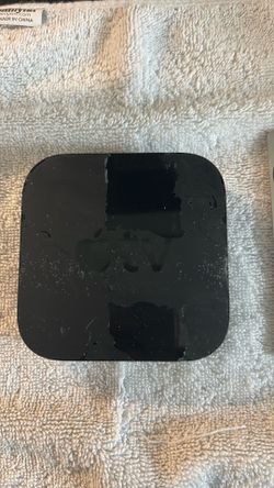 Apple TV with remote