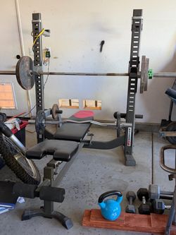 Bench and weights