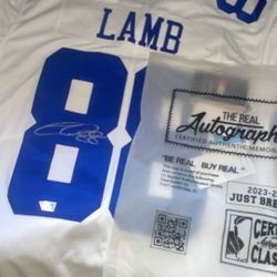 Signed CeeDee Lamb Jersey