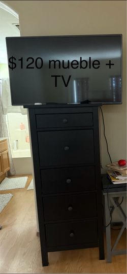Furniture, tv, decorations, electric scooter, 2 bikes (different size)
