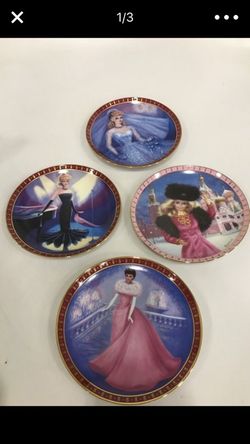 Barbie collection plates