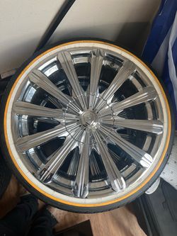 Borghini Bw18 Wheel 26x10 5x115 & 5x120 Chrome 13mm - MINIMUM PURCHASE OF 4 WHEELS