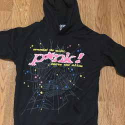 Pink Spy5der Hoodie Black Brand New Mens Small