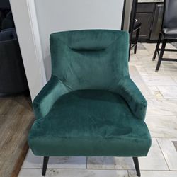 Green Upholstered Armchair