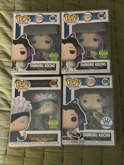 Funko Pop - 2x Shinobu Kocho + Satoru Gojo - 2024 Summer Convention Limited Editions + Exclusive