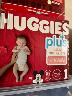 Huggie diapers - size 1