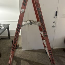 Werner 4foot Platform 6 Foot Ladder 