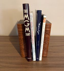 Solid wood book ends