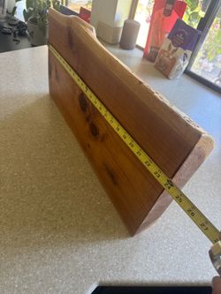 Live edge cedar HD shelf