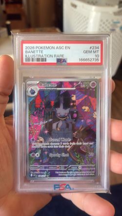 Banette in a PSA 10 from ascended heroes pokemon card