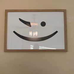 Large Wood Photo With Frame 