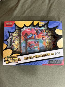 Ascended Heroes Mega Feraligatr Ex Box